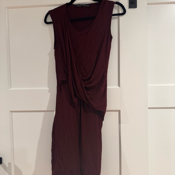 All Saints Dresses & Skirts - All Saints Deep Red‎ Midi Dress